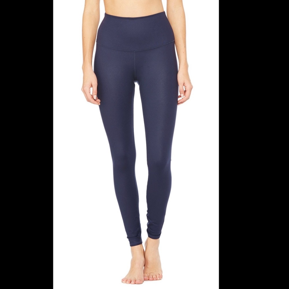 ALO Yoga High-Waisted Leggings Navy, Small